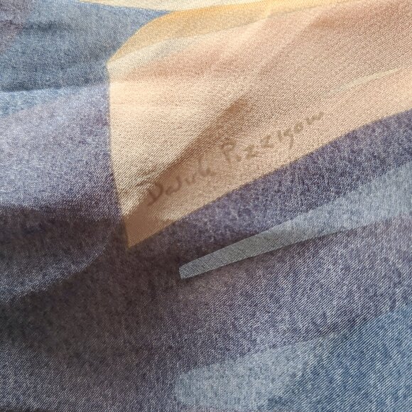 Large Bulgari silk scarf by Davide Pizzigoni - Picture 2 of 5